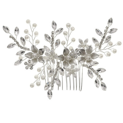 Rhinestones Hair Comb Bridal Headpiece