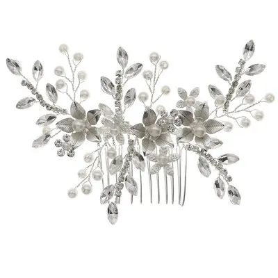 Rhinestones Hair Comb Bridal Headpiece