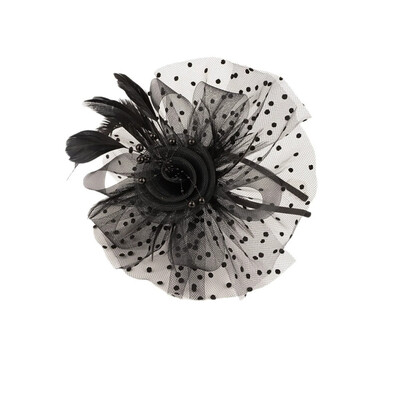 Elegant Faux Feather Flower Mesh Kentucky Derby Fascinators With Headband