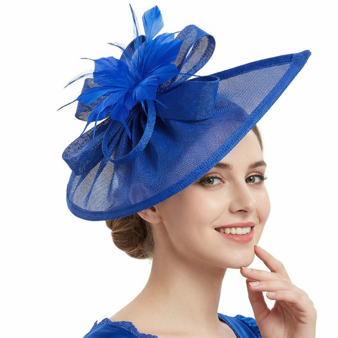 Elegant Crescent Mesh Kentucky Derby Fascinators