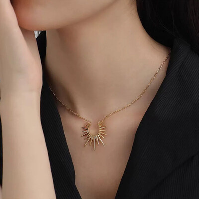 Sun Pendant Necklaces