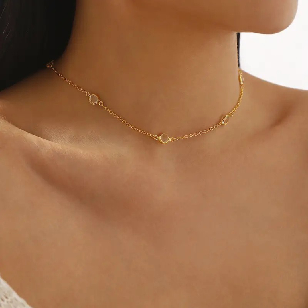 Long Pearl Tassel Back Chain Bridal Necklace