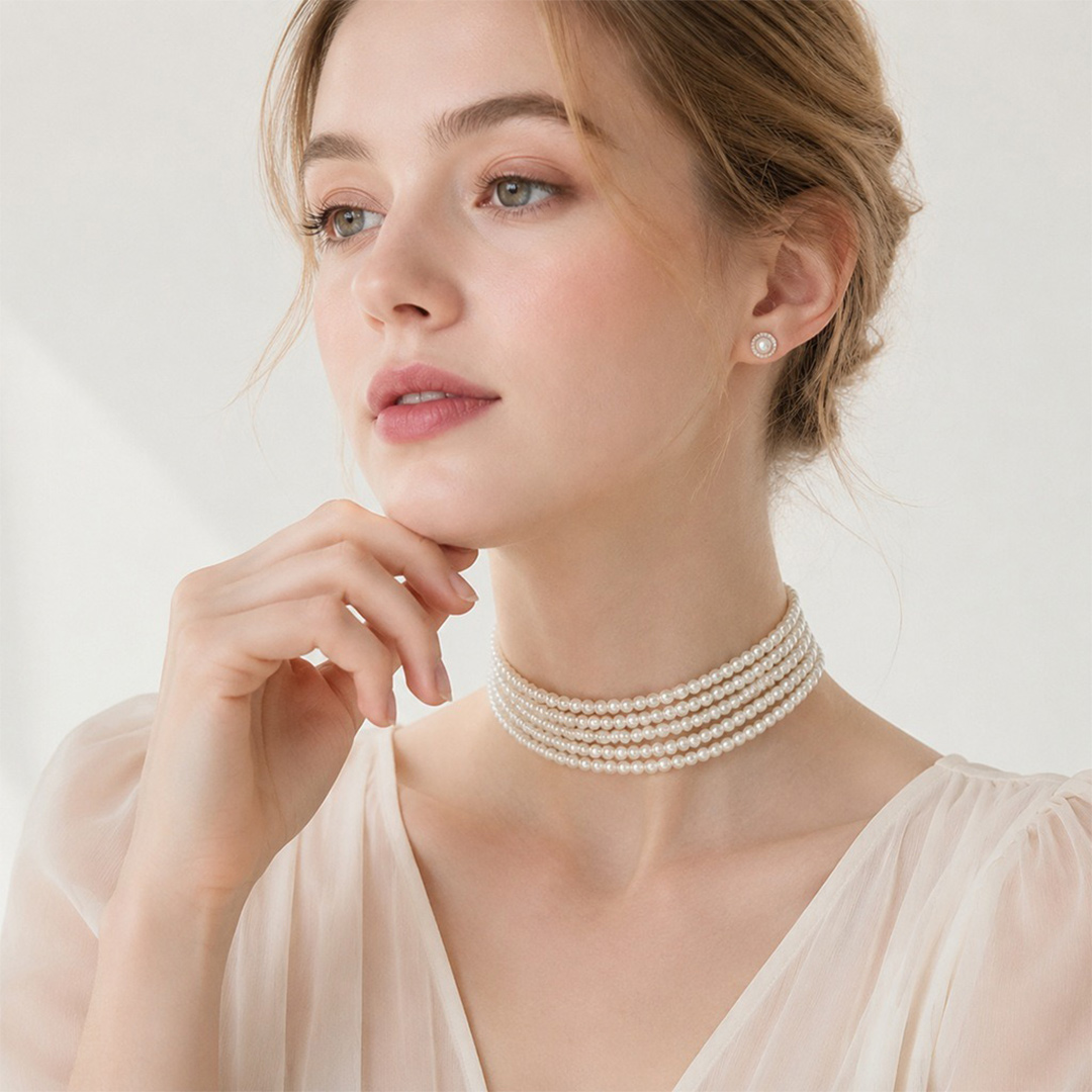 Multi-Layer Pearl Necklace