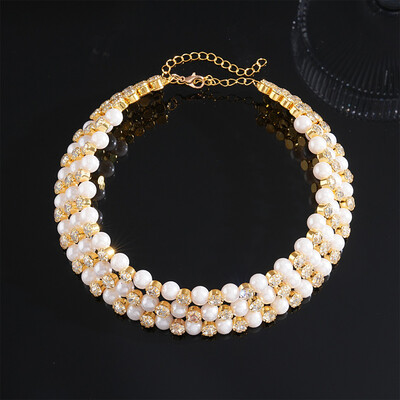 Retro Multi-Layer Pearl Necklaces