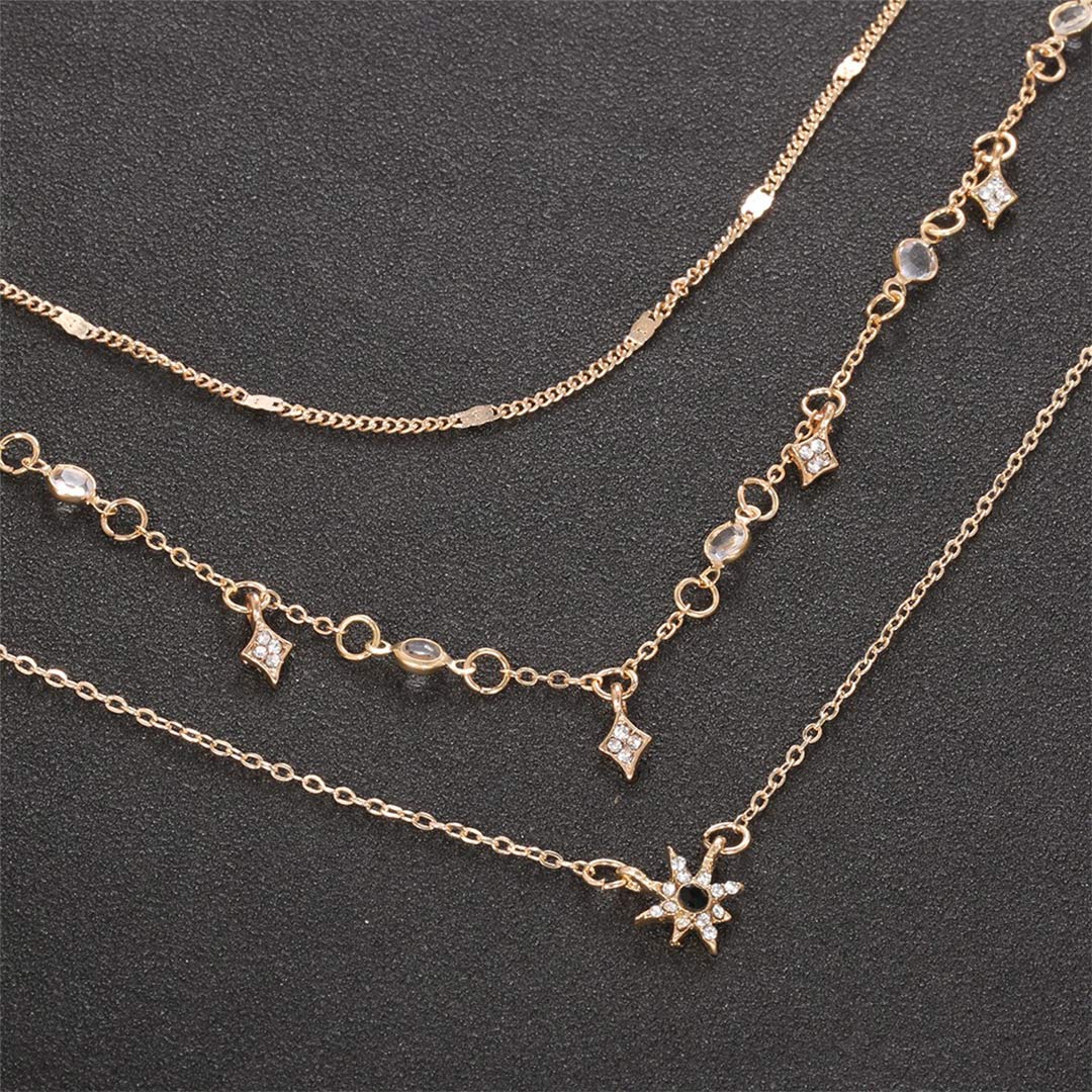 Multi-Layer Star Necklaces