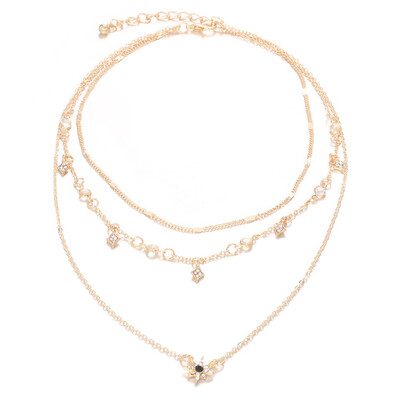 Multi-Layer Star Necklaces