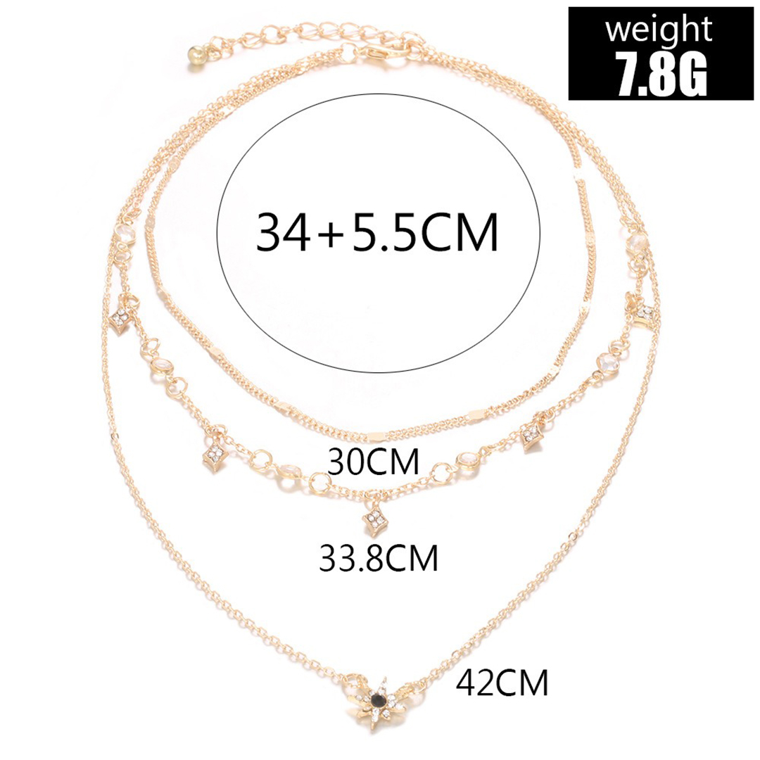 Multi-Layer Star Necklaces