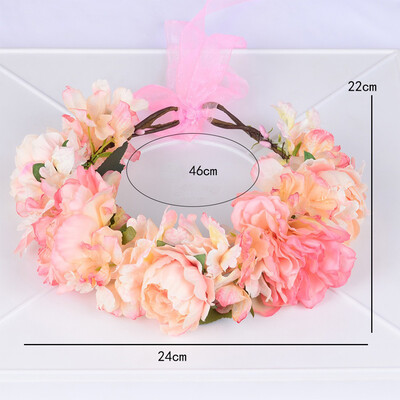 Artificial Wedding Flowers Peonies Flower Crowns