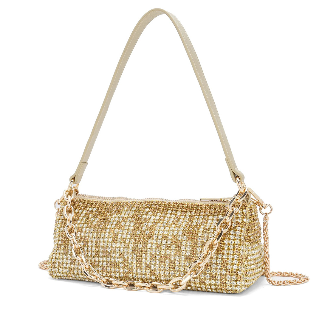 Sparkly Glitter Outdoor & Wedding Clutch Bags With Crystals & Diamantés
