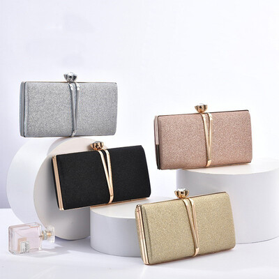 PU Wedding, Occasion & Party Clutches & Bags With Subtle Sparkle