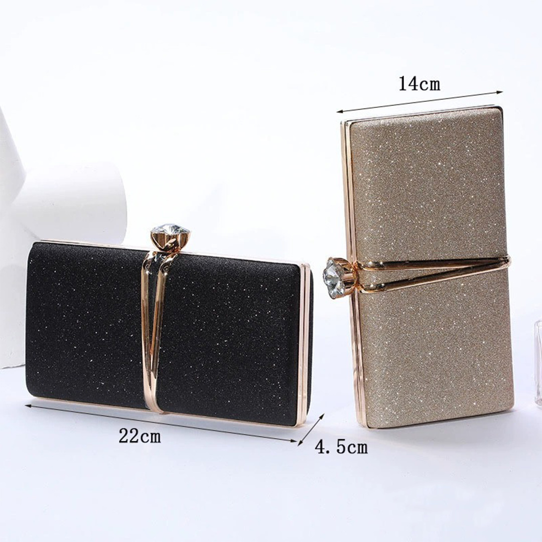PU Wedding, Occasion & Party Clutches & Bags With Subtle Sparkle