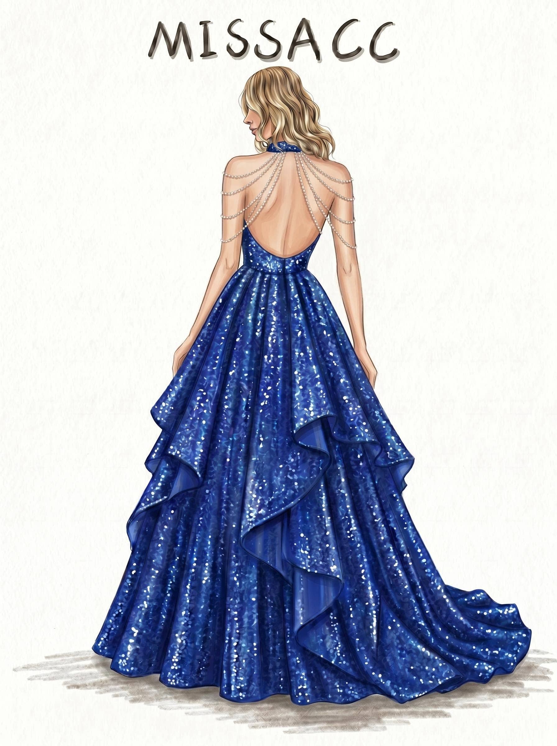 A-Line Halter Sleeveless Sweep Train Tulle Evening Dresses With Ruffle/Beading