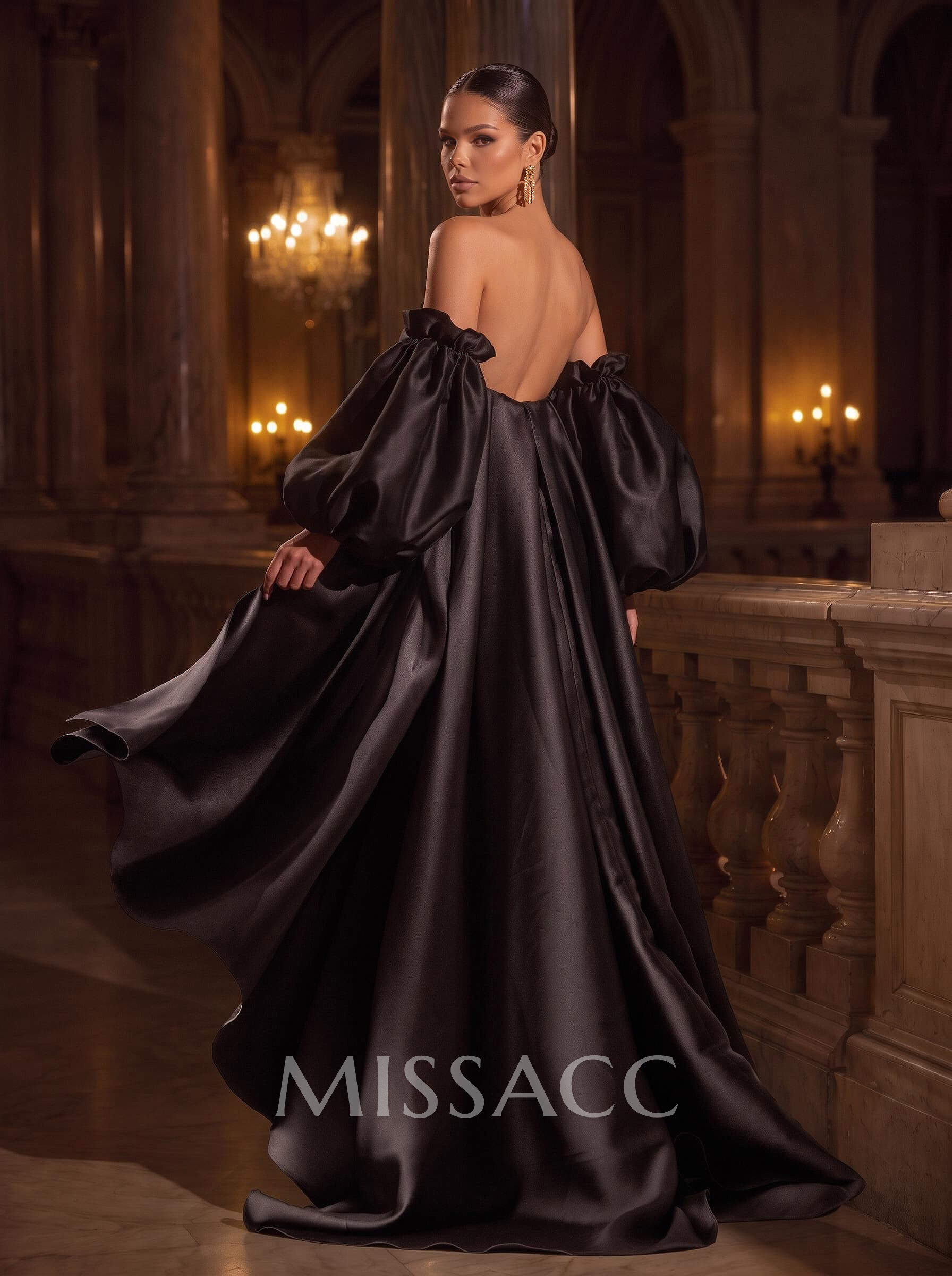 Sheath/Column Sweetheart Sleeveless Floor-Length Satin Evening Dresses