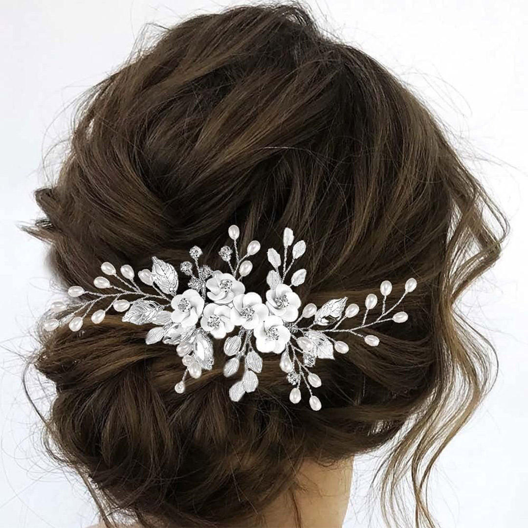 Rhinestones Hair Comb Bridal Headpiece
