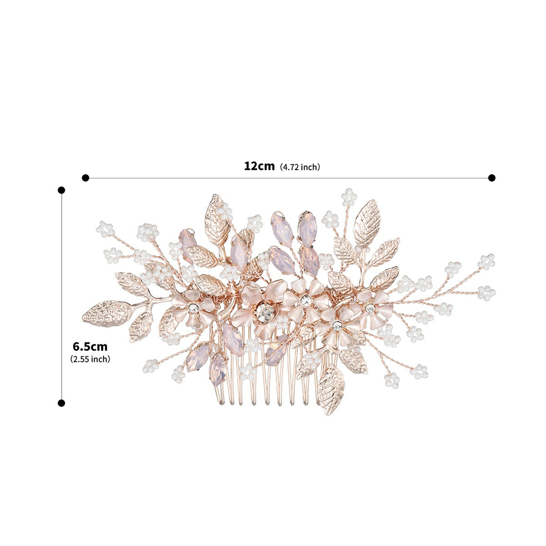 Floral Bridal Hair Comb