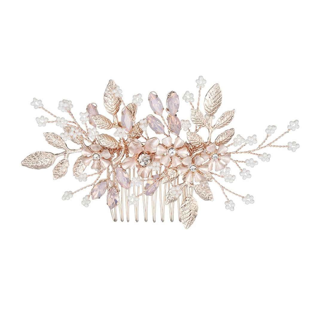 Floral Bridal Hair Comb