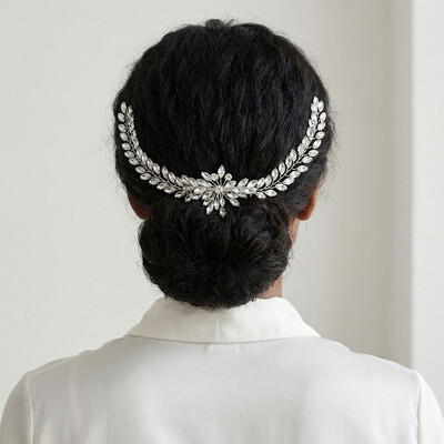 Rhinestones Hair Comb Bridal Headpiece