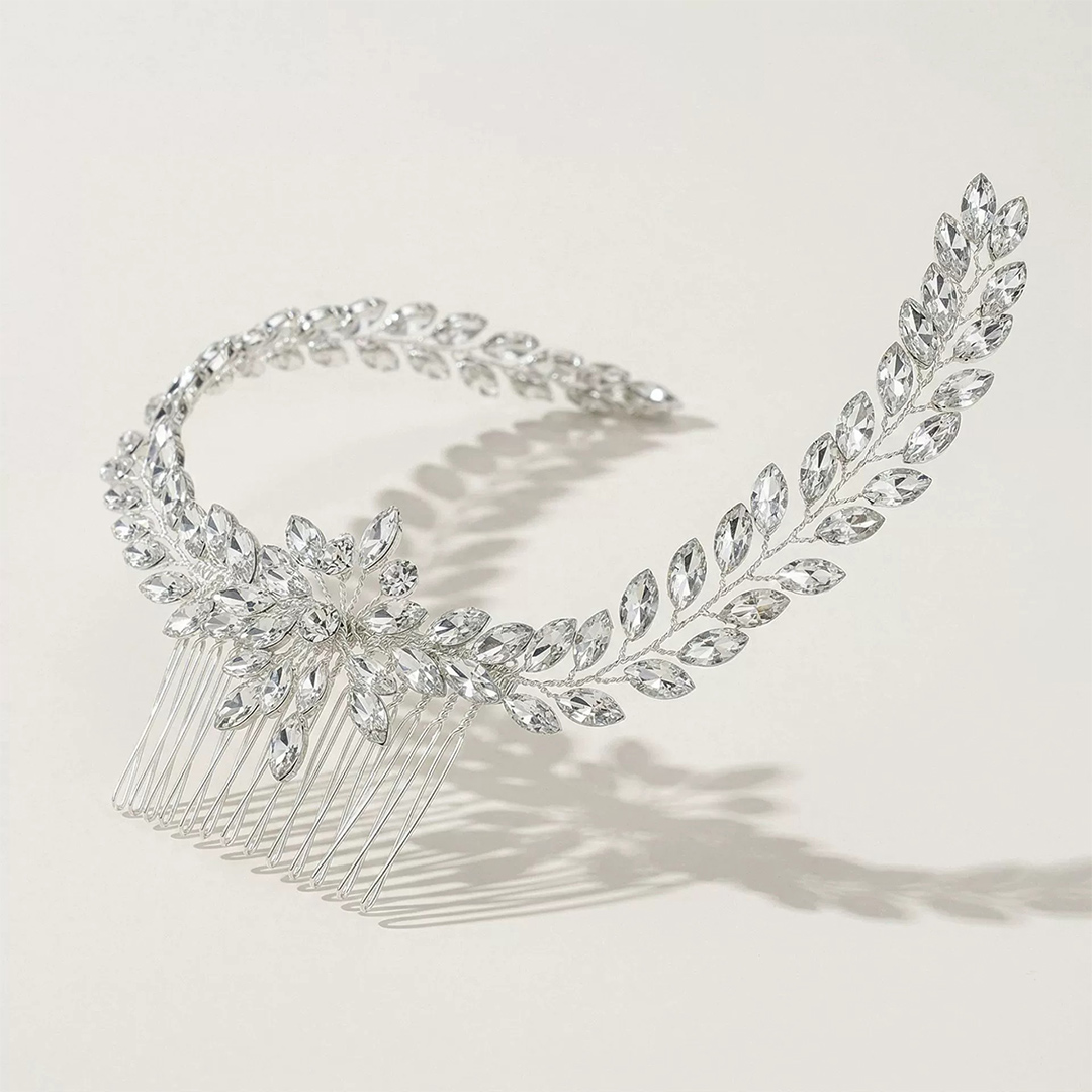 Rhinestones Hair Comb Bridal Headpiece