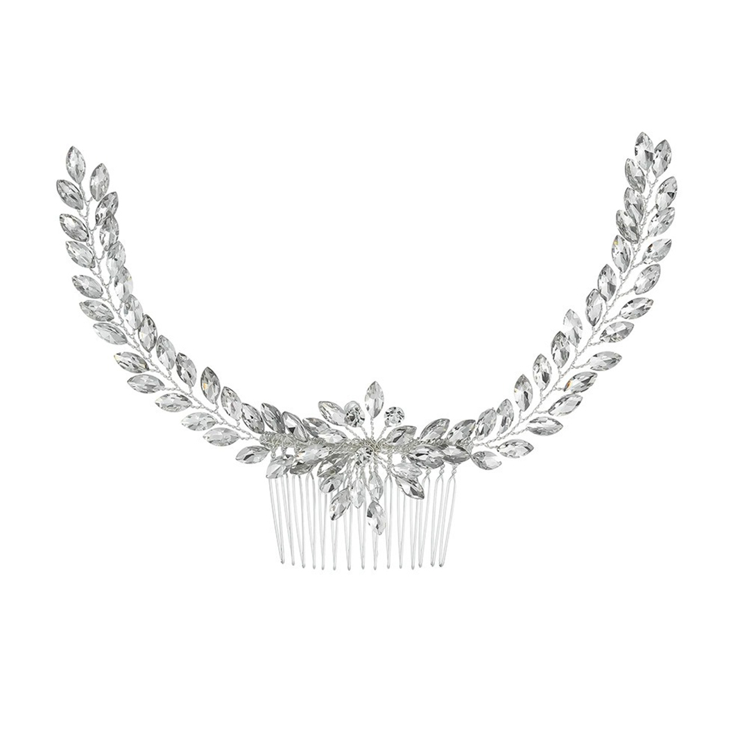 Rhinestones Hair Comb Bridal Headpiece