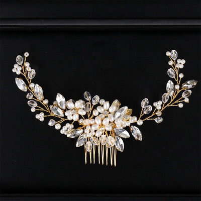 Pearl Bridal Hair Comb Headpiece
