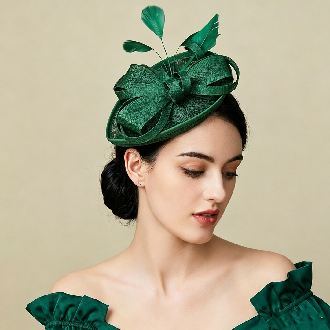 Feather Fascinator Headband Occasion Hat For Ascot And Weddings