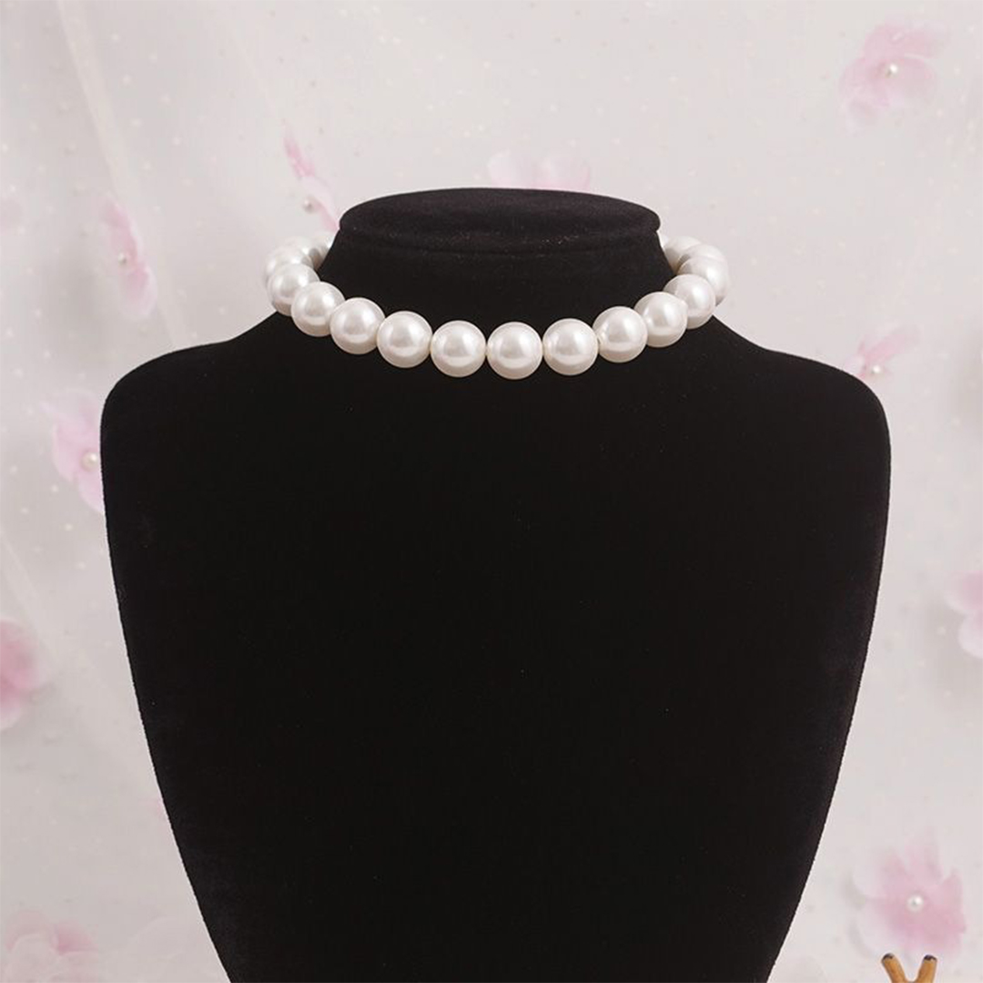 Retro Pearl Choker Necklaces