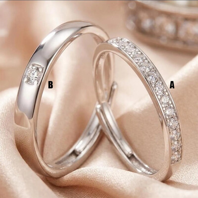 0.27CT Round Cut Moissanite Wedding Bands Sets In Sterling Silver