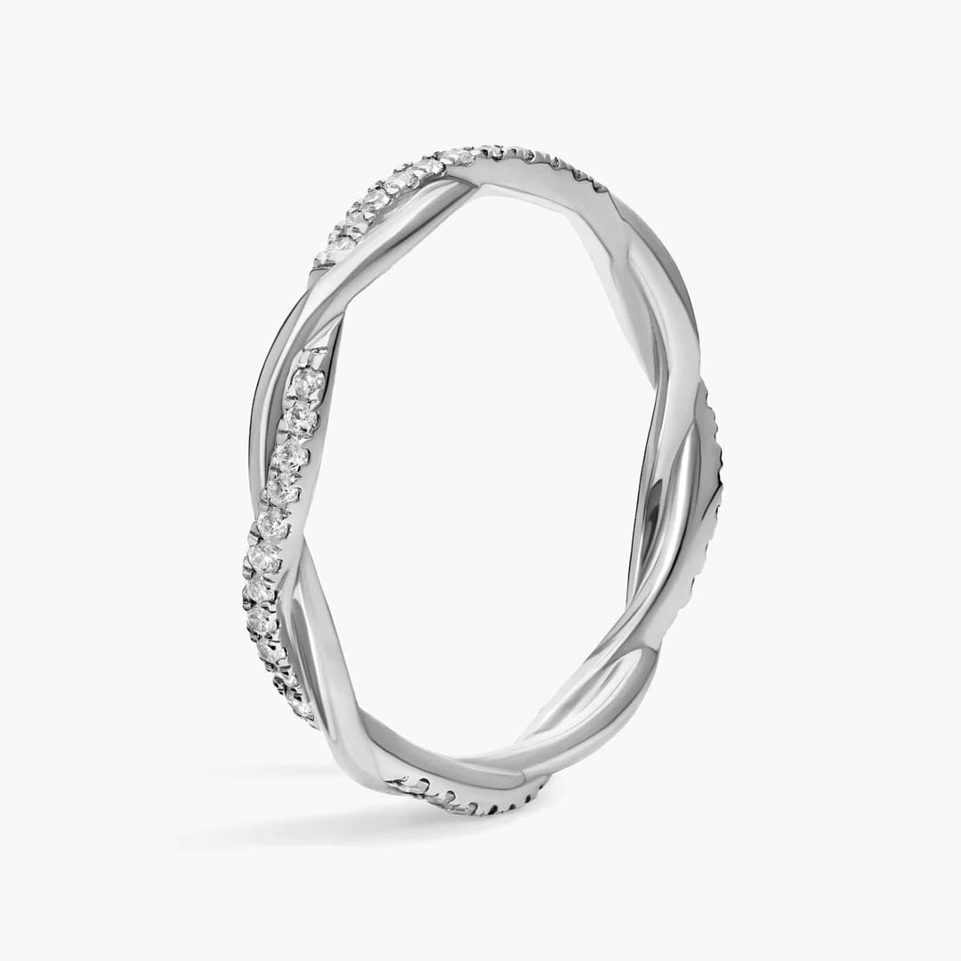 Sona Simulated Diamond Wedding Rings In Sterling Silver