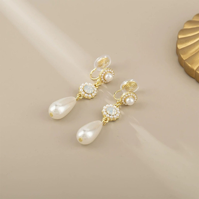Pearl-Shaped Mosquito Coil Ear Cuff