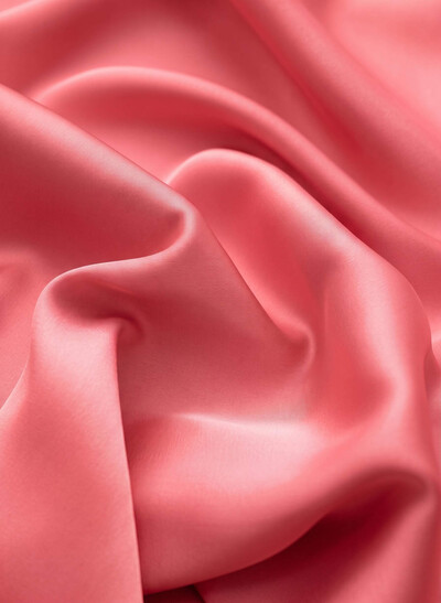 Stretch Satin Fabric By The 1/2 Yard