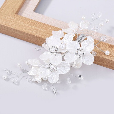 Floral Hair Clips Bridal Headpiece