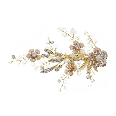 Floral Hair Clips Bridal Headpiece