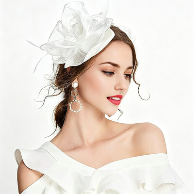 Headband Fascinator Tea Party Hat With Feather