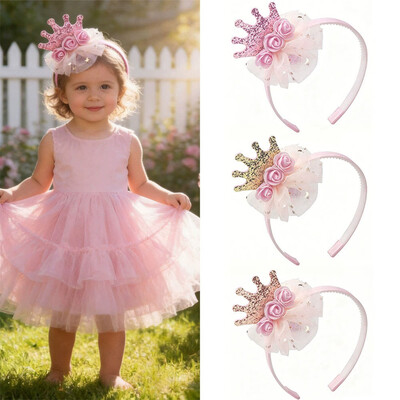 Kids Headband With Crown