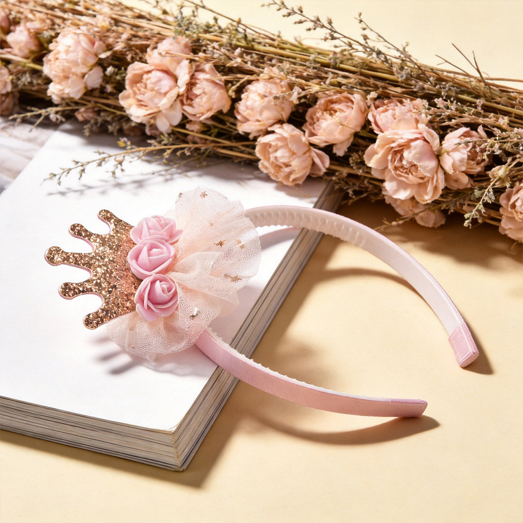Kids Headband With Crown