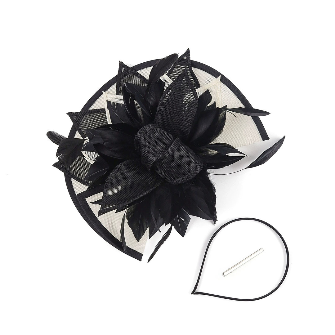 Headband-Style Tea Party Hat With Feather