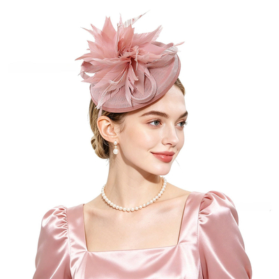 Headband-Style Tea Party Hat With Feather