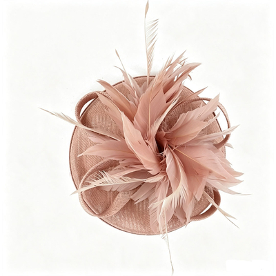 Headband-Style Tea Party Hat With Feather