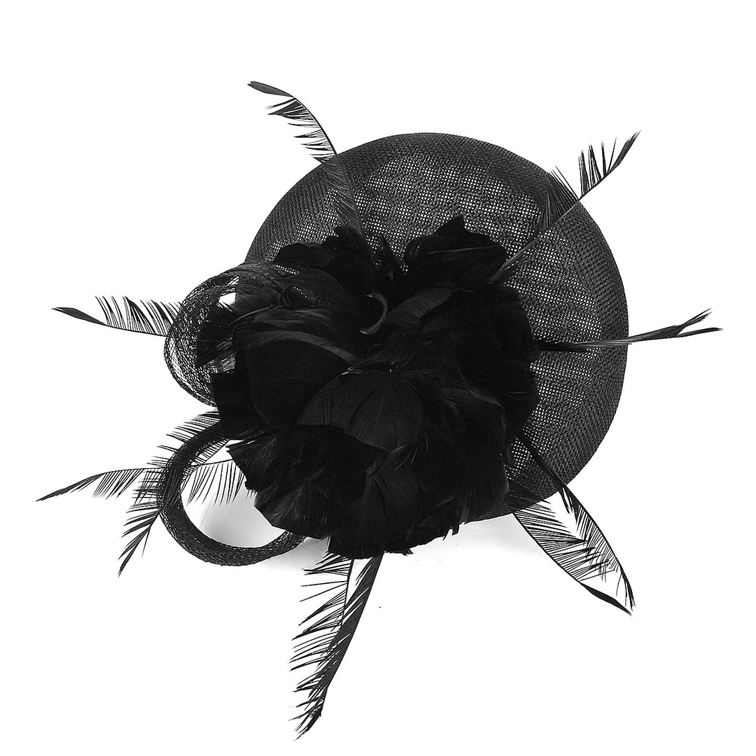 Headband-Style Horse Racing Headdress With Feathers