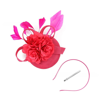 Headband-Style Hat With Flowers