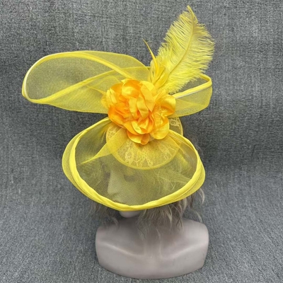 Headband-Style Tea Party Hat With Feathers