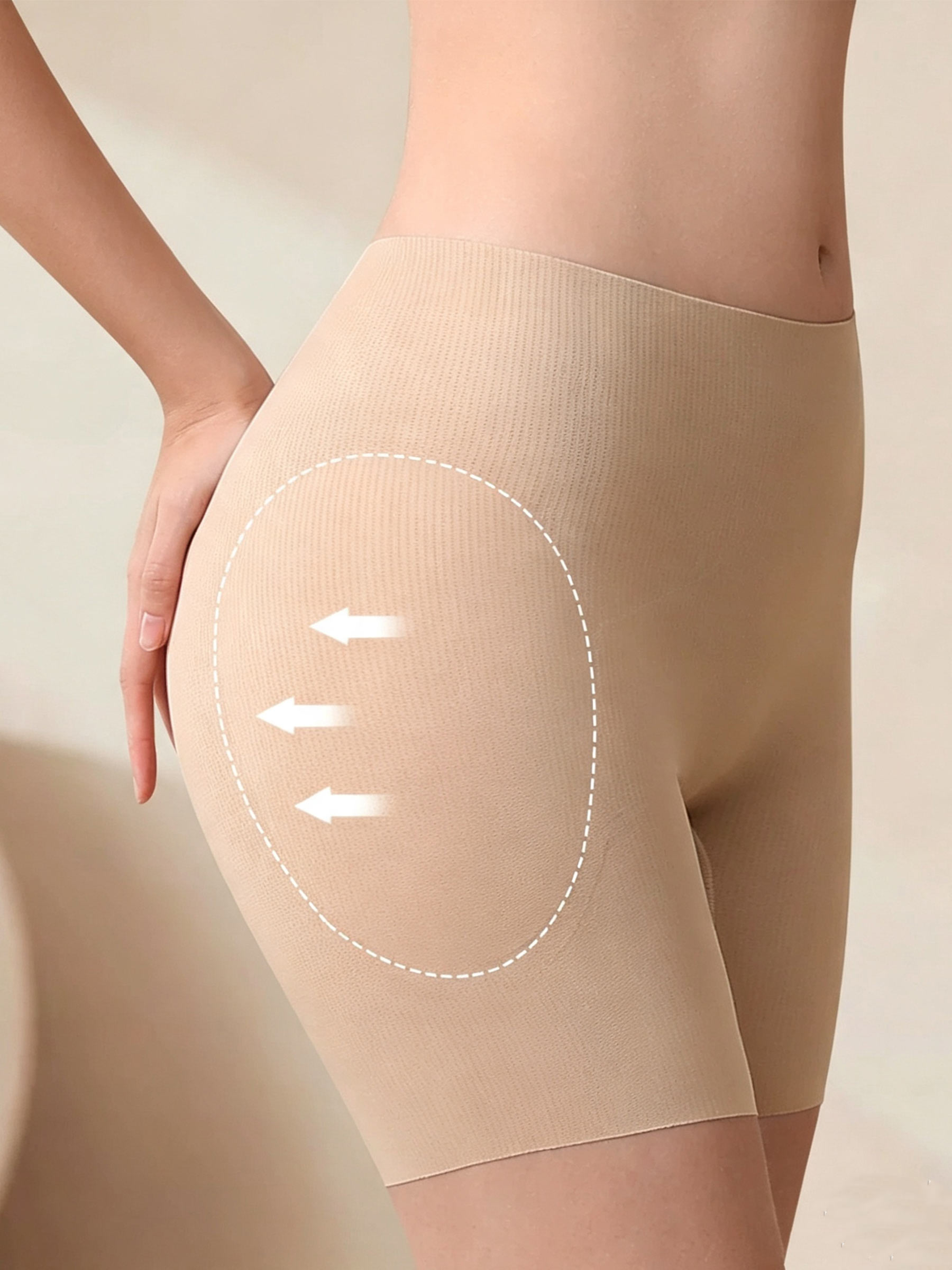 Mid-Rise Butt Lifting Shorts Shapewear
