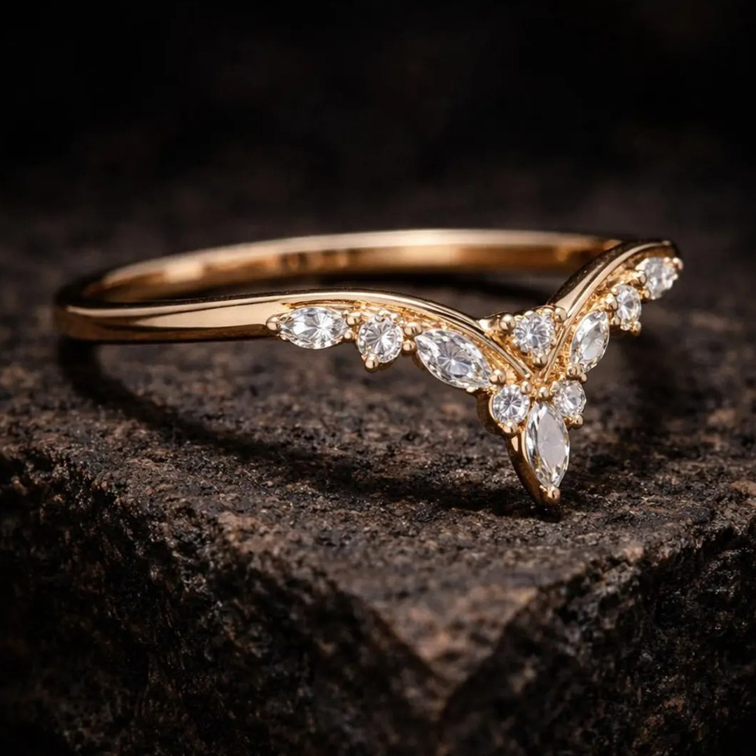 Moissanite Wedding Bands In Sterling Silver