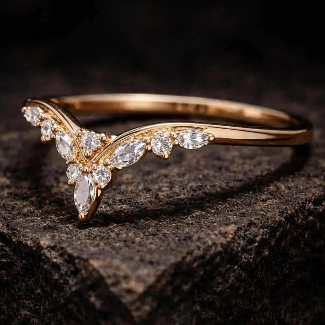 Moissanite Wedding Bands In Sterling Silver