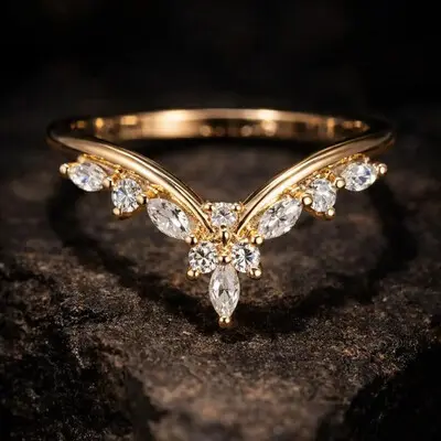 Moissanite Wedding Bands In Sterling Silver