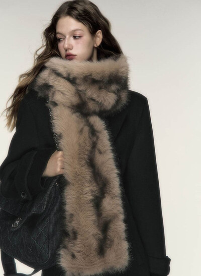 Vintage Faux Fur Scarf