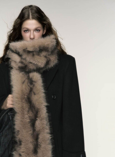 Vintage Faux Fur Scarf