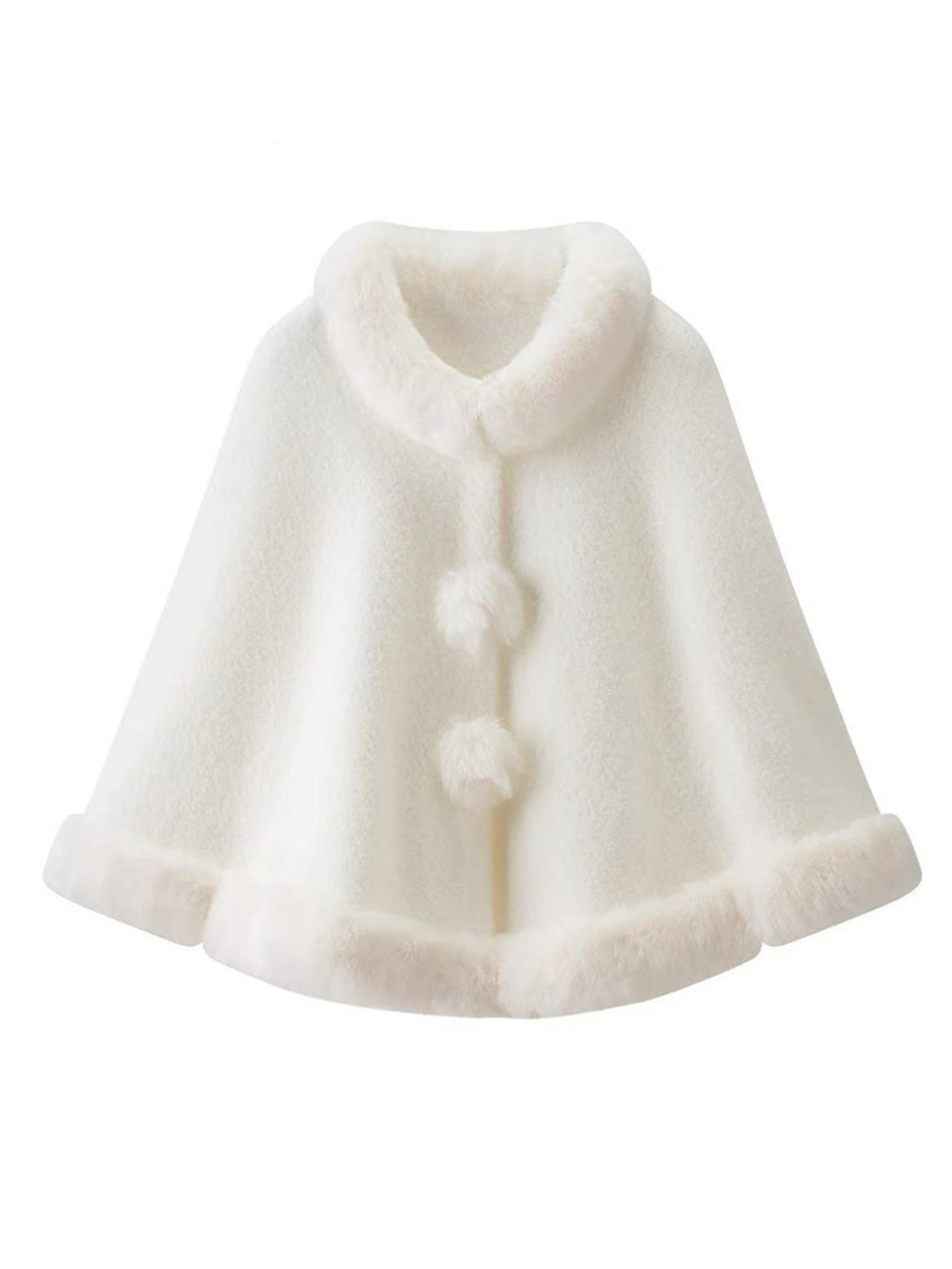 Faux Fur Wrap With Clasp