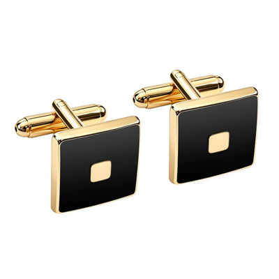 Classic Square Alloy Cufflinks