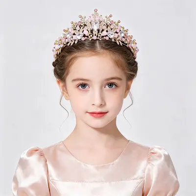 Rhinestones Crown Girl Headpieces